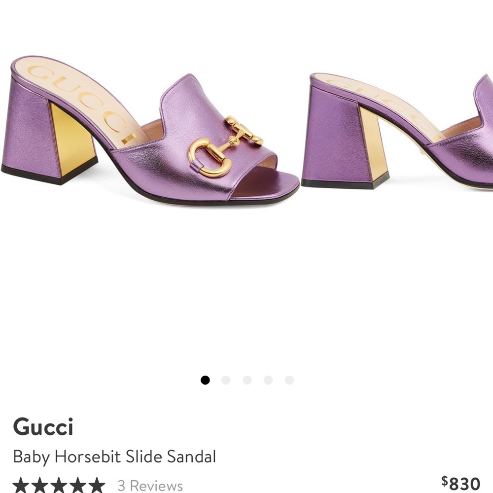 Gucci Baby Horsebit Slide Sandal